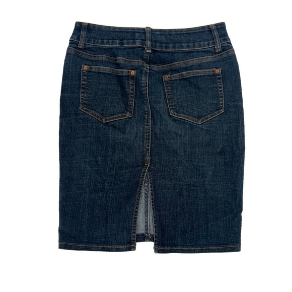 Mixit Knee Length Pencil Jean Skirt Size 4 Women’s - Picture 3 of 4